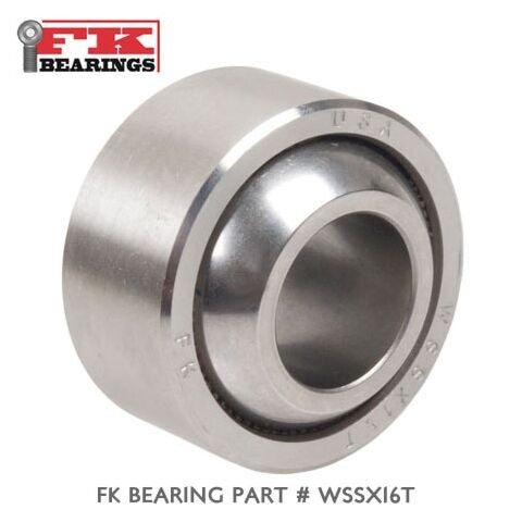 FK WSSX16T PTFE Lined Bearing 1″ ID - Mike's Shock Shop