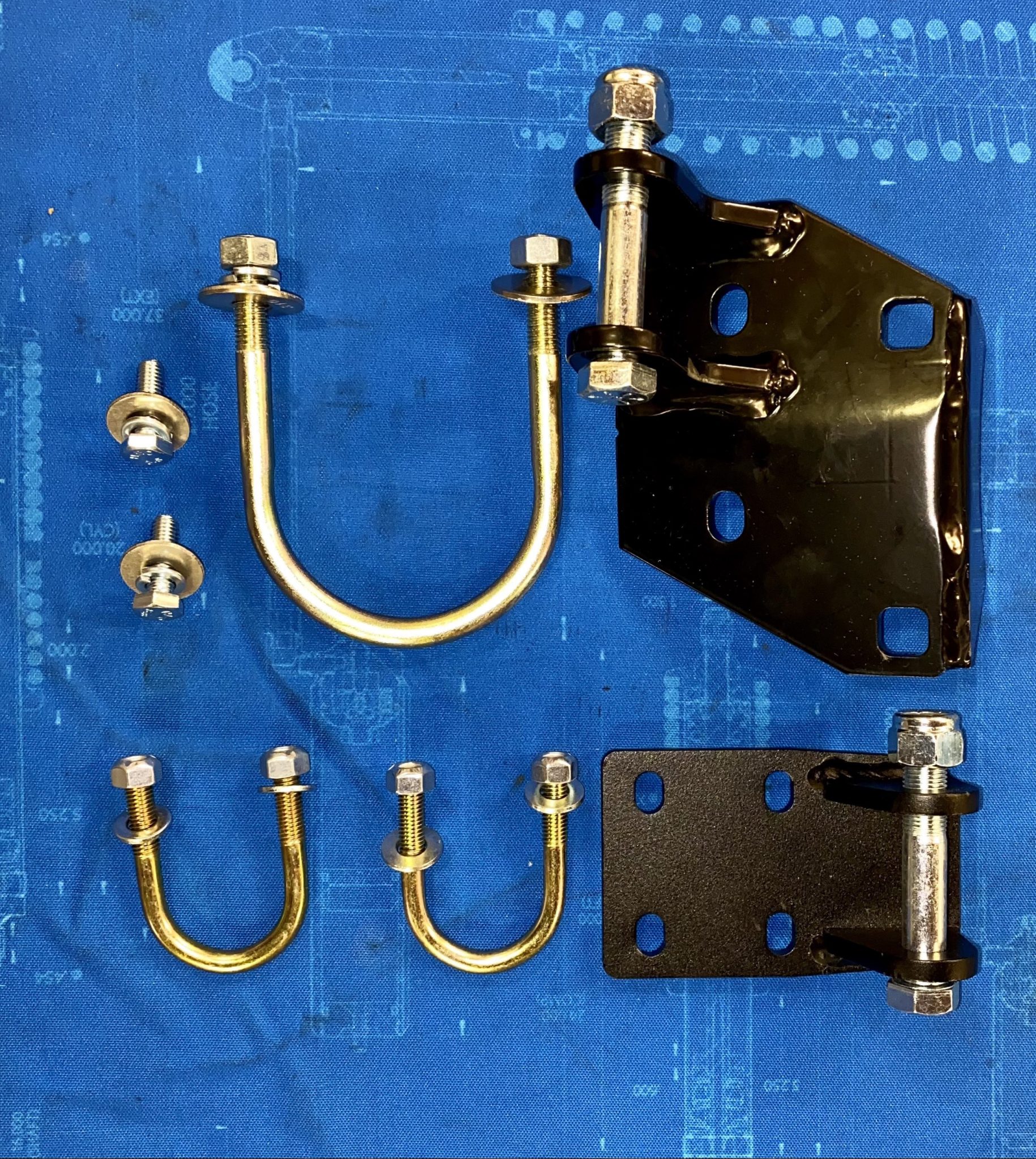 PATROL GU GQ CHASSIS MOUNT STEERING DAMPENER BRACKETS Mike's Shock Shop