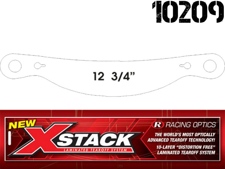 X Stack Laminated Tear Offs (CLEAR) Racing Optics Mike's Shock Shop